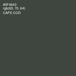 #3F4640 - Cape Cod Color Image