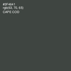 #3F4641 - Cape Cod Color Image