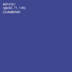 #3F4791 - Chambray Color Image