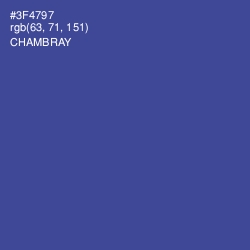 #3F4797 - Chambray Color Image