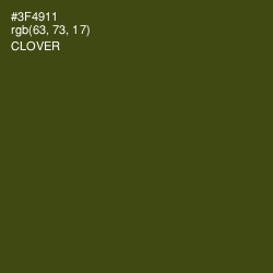 #3F4911 - Clover Color Image