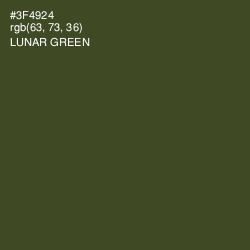 #3F4924 - Lunar Green Color Image