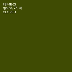 #3F4B03 - Clover Color Image