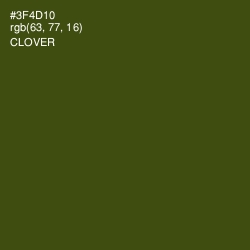 #3F4D10 - Clover Color Image