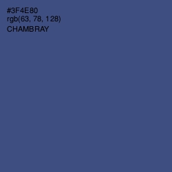 #3F4E80 - Chambray Color Image