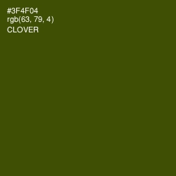 #3F4F04 - Clover Color Image