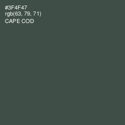 #3F4F47 - Cape Cod Color Image