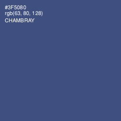 #3F5080 - Chambray Color Image