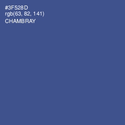#3F528D - Chambray Color Image