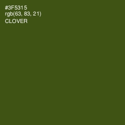 #3F5315 - Clover Color Image