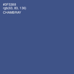 #3F5388 - Chambray Color Image