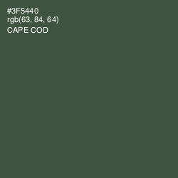 #3F5440 - Cape Cod Color Image