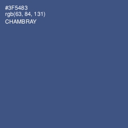 #3F5483 - Chambray Color Image