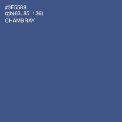 #3F5588 - Chambray Color Image