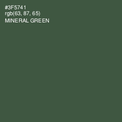 #3F5741 - Mineral Green Color Image