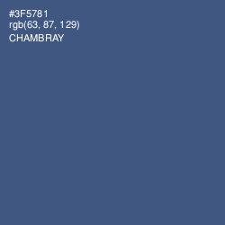 #3F5781 - Chambray Color Image