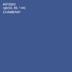 #3F5990 - Chambray Color Image