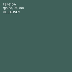 #3F615A - Killarney Color Image