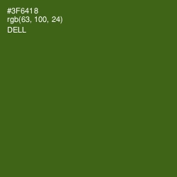 #3F6418 - Dell Color Image