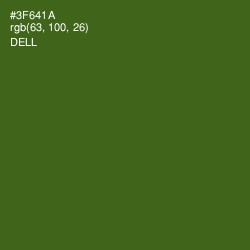 #3F641A - Dell Color Image