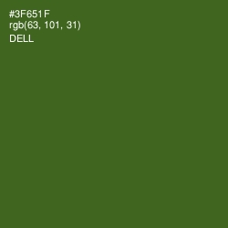 #3F651F - Dell Color Image