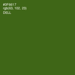 #3F6617 - Dell Color Image