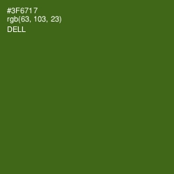 #3F6717 - Dell Color Image