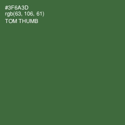 #3F6A3D - Tom Thumb Color Image
