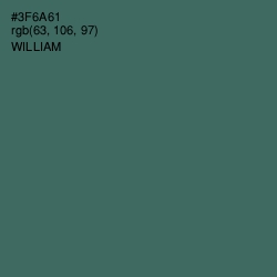 #3F6A61 - William Color Image