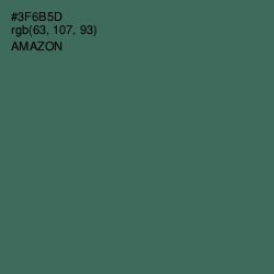 #3F6B5D - Amazon Color Image