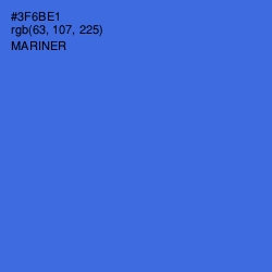 #3F6BE1 - Mariner Color Image