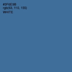 #3F6E9B - Calypso Color Image
