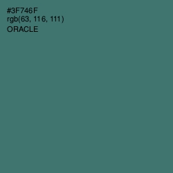 #3F746F - Oracle Color Image