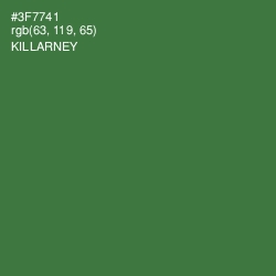 #3F7741 - Killarney Color Image