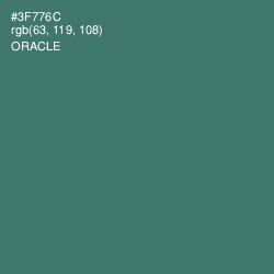 #3F776C - Oracle Color Image