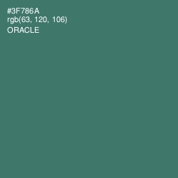 #3F786A - Oracle Color Image