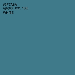 #3F7A8A - Calypso Color Image