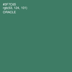 #3F7C65 - Oracle Color Image