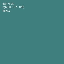 #3F7F7D - Ming Color Image