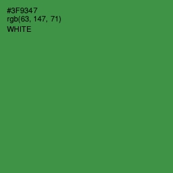 #3F9347 - Sea Green Color Image