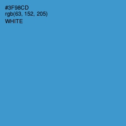 #3F98CD - Curious Blue Color Image