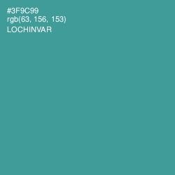 #3F9C99 - Lochinvar Color Image