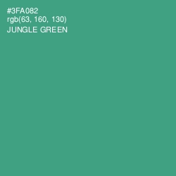 #3FA082 - Jungle Green Color Image