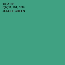 #3FA182 - Jungle Green Color Image