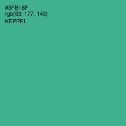 #3FB18F - Keppel Color Image