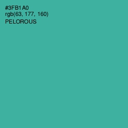 #3FB1A0 - Pelorous Color Image