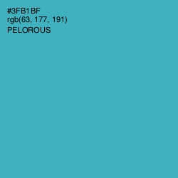 #3FB1BF - Pelorous Color Image