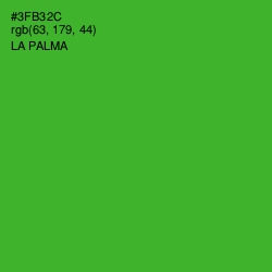 #3FB32C - La Palma Color Image