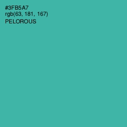 #3FB5A7 - Pelorous Color Image