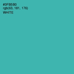 #3FB5B0 - Pelorous Color Image